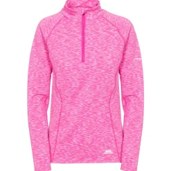 Olina Women's 1/2 Zip Long Sleeve Active Top