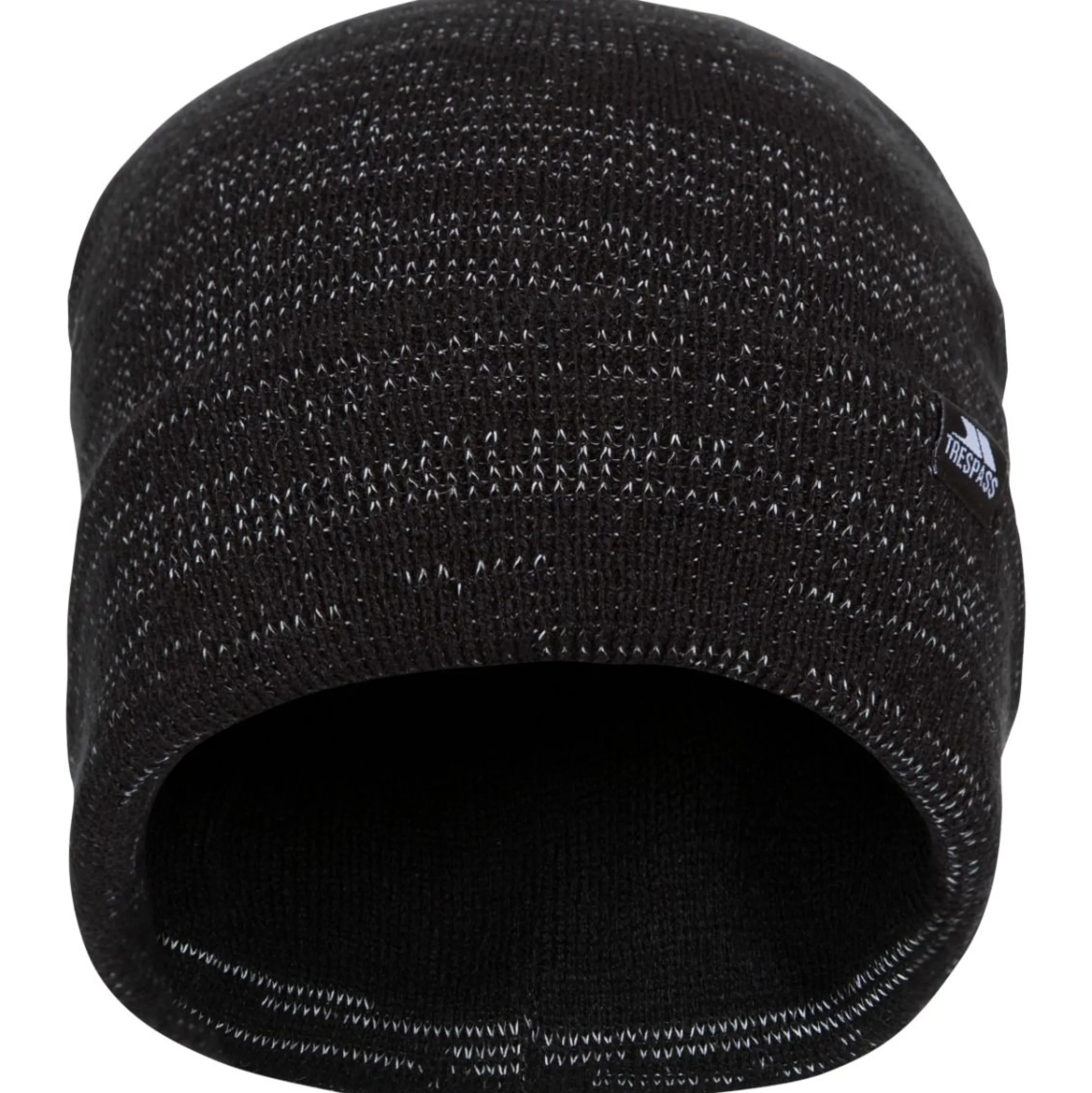 Trespass Adults Beanie Hat Reflective Double Layer Crackle
