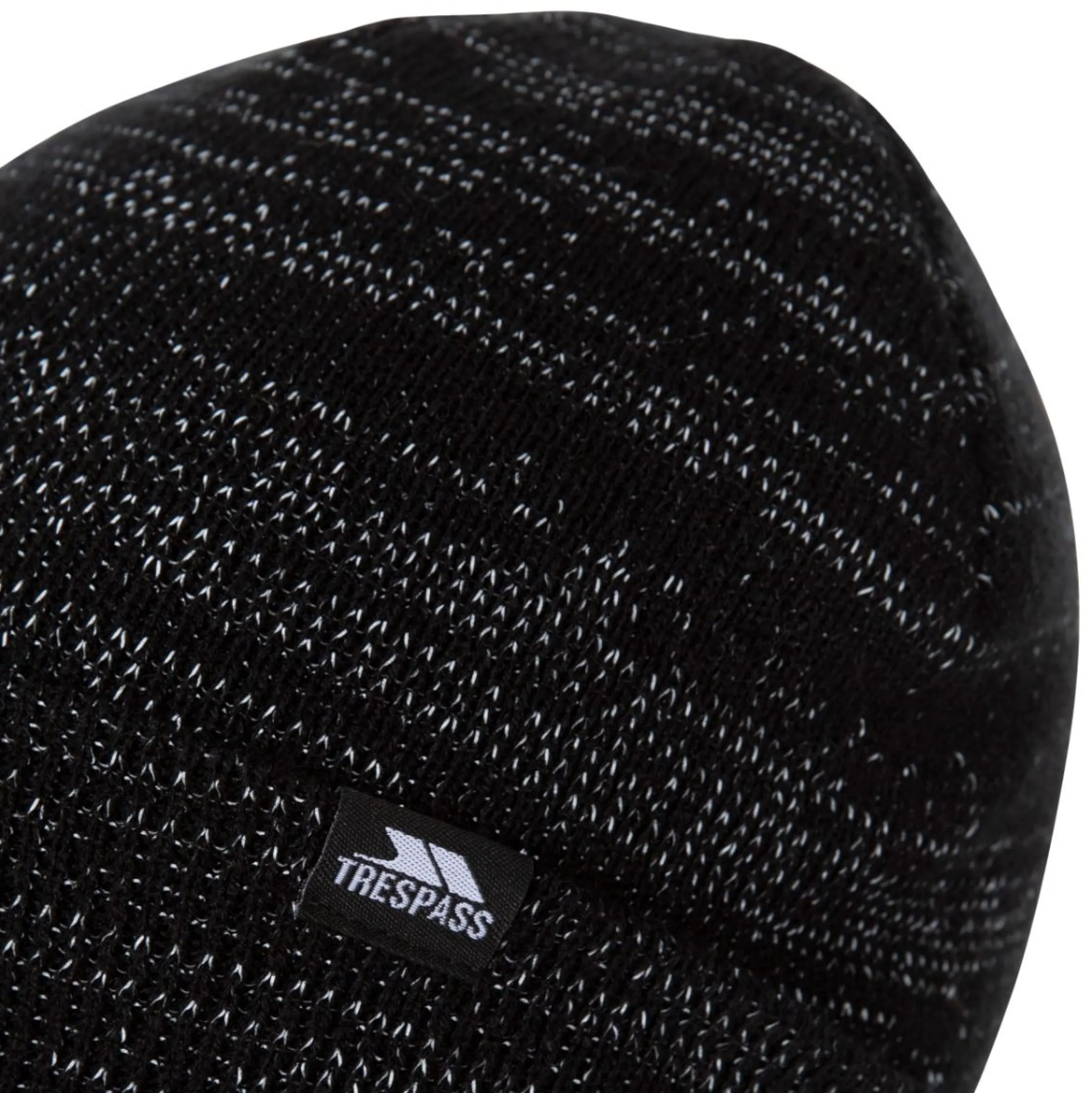Trespass Adults Beanie Hat Reflective Double Layer Crackle