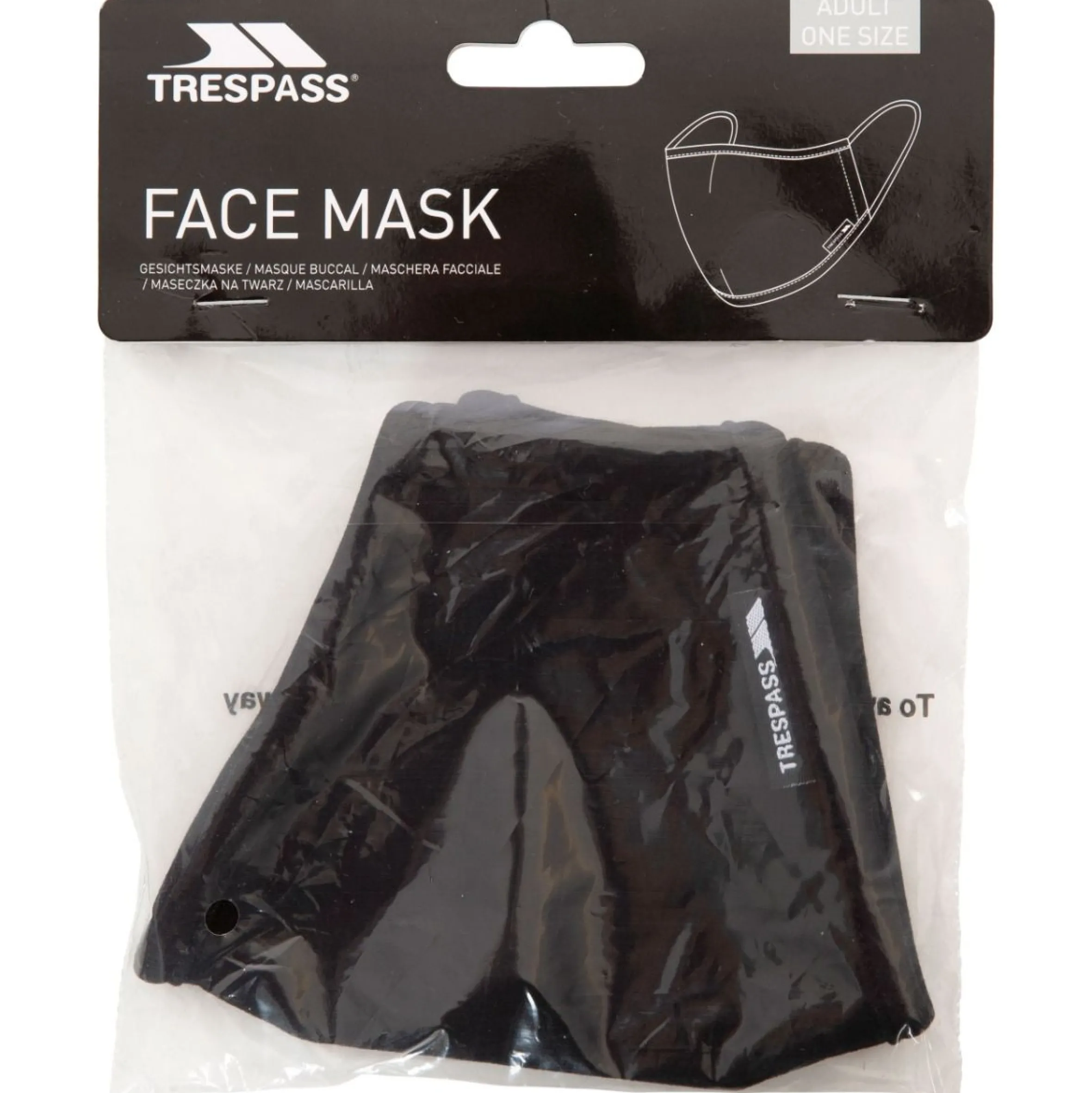 Trespass Adults Reusable Cotton Face Mask