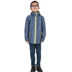 Trespass Boys Printed Waterproof Jacket Sweeper