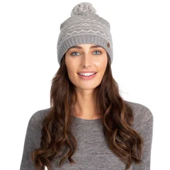 Trespass DLX Unisex Knitted Bobble Hat Holbray