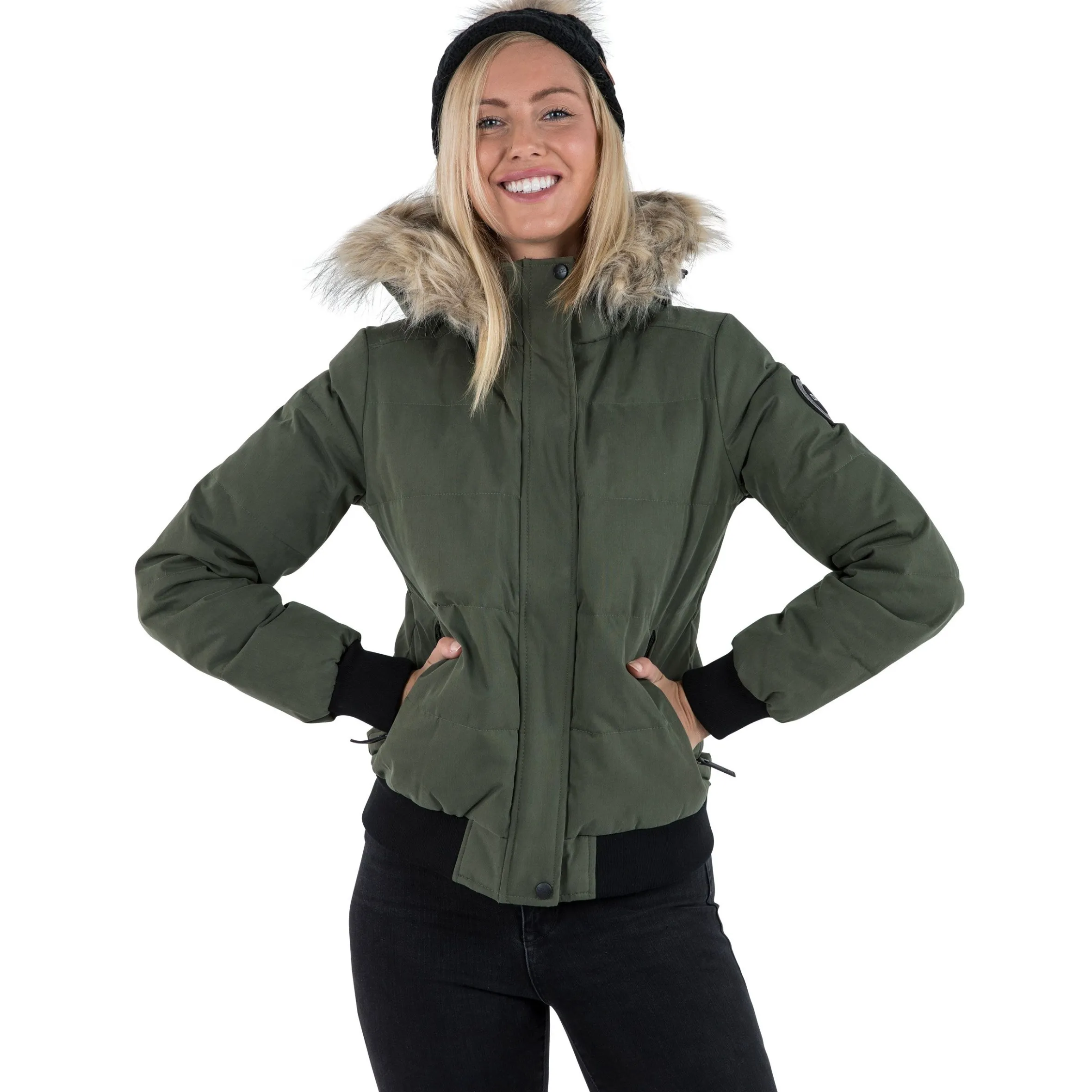 Trespass DLX Womens Down Jacket Hooded Kendrick