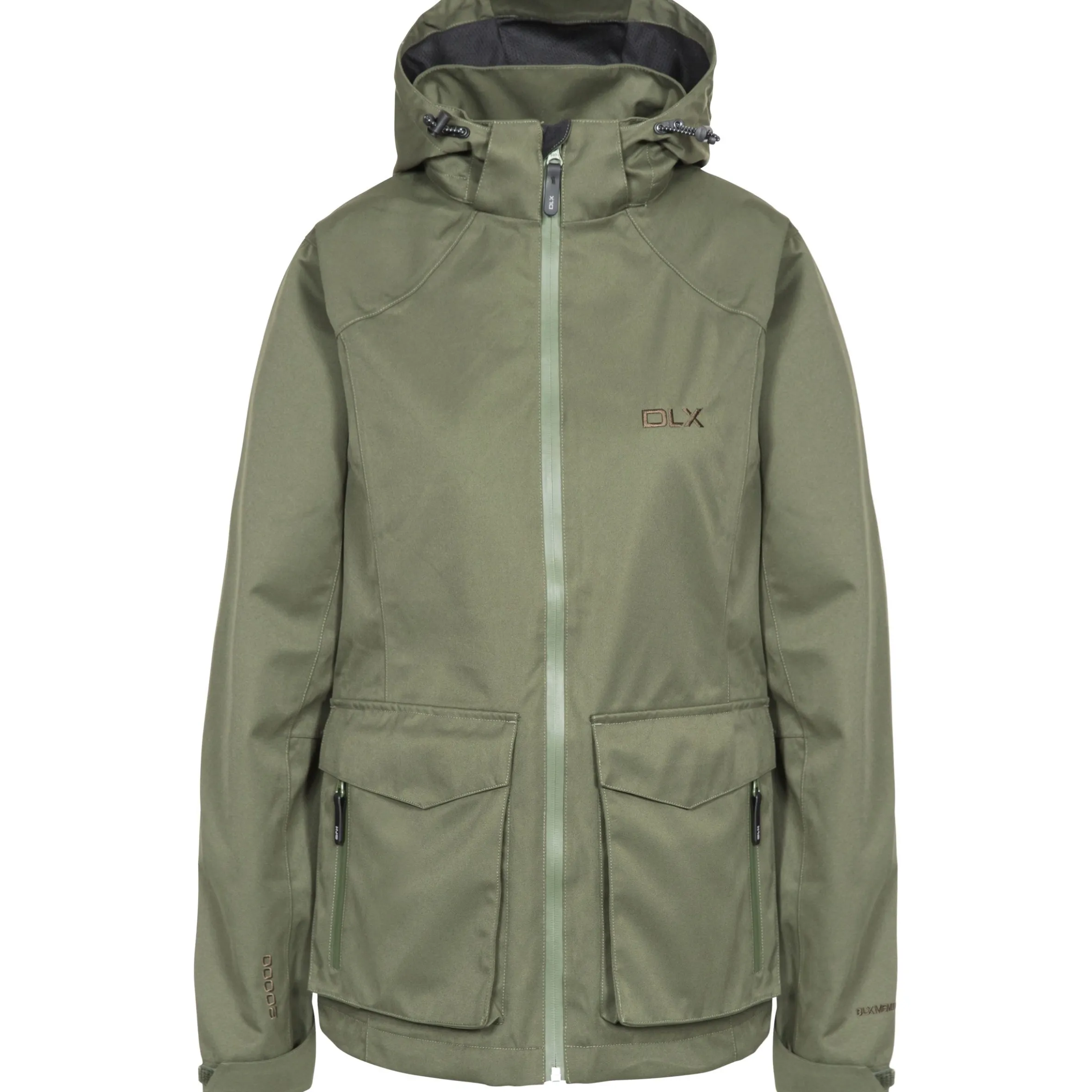 Trespass DLX Womens Hooded Waterproof Jacket Emeson
