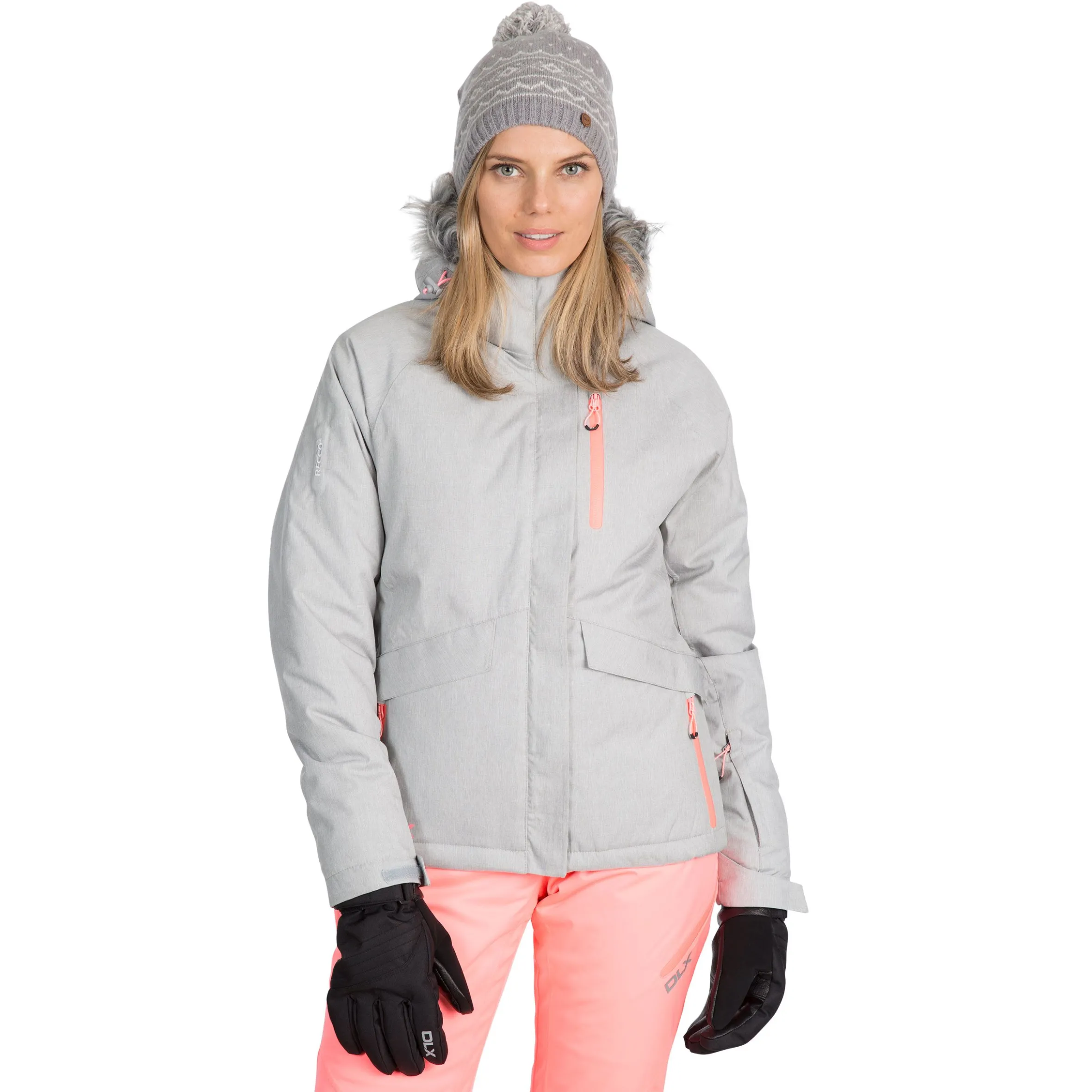 Trespass DLX Womens Waterproof Ski Jacket Francesca