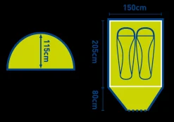 Trespass Double Skin 2 Man Tent Tarmachan