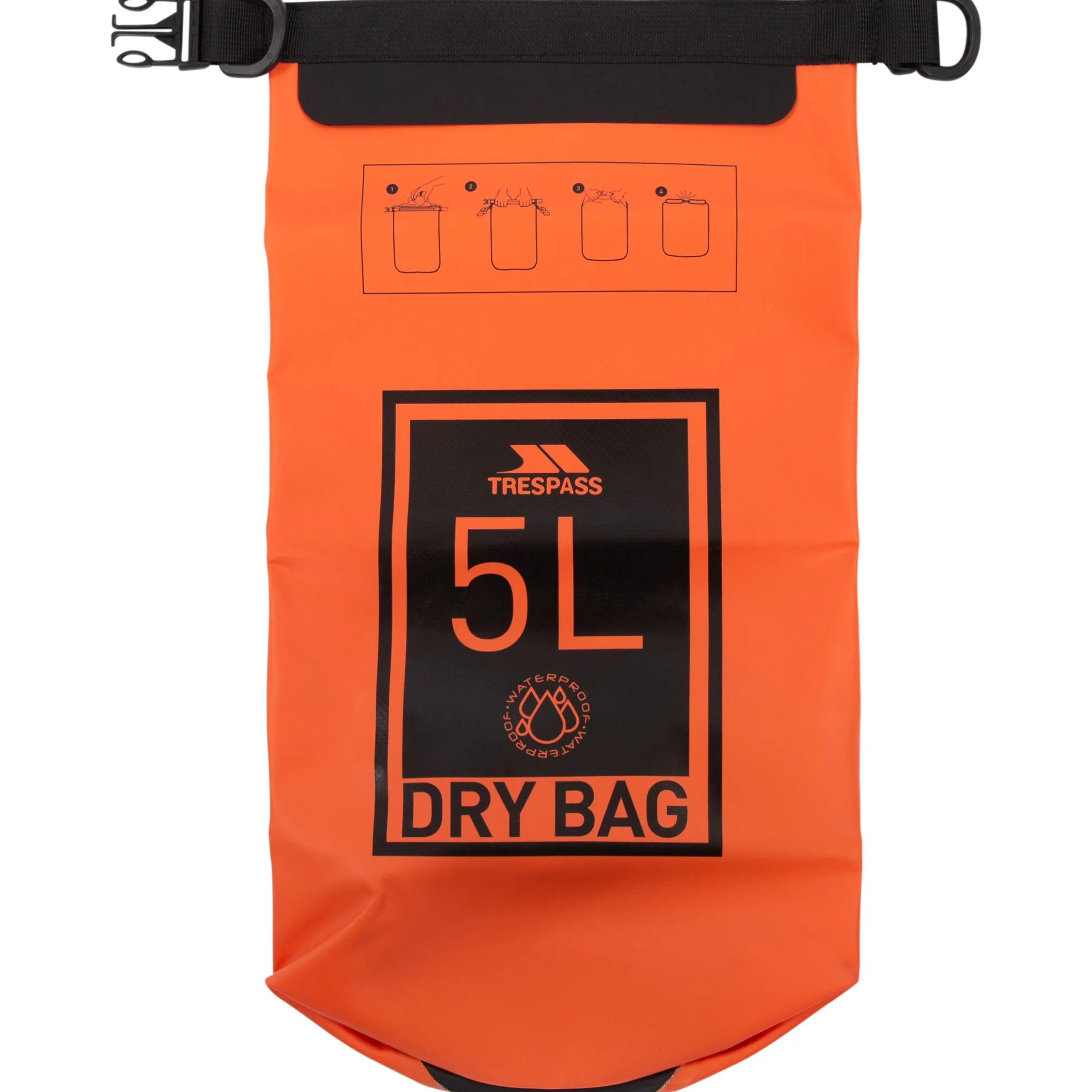 Trespass Drybag 5L Sunrise