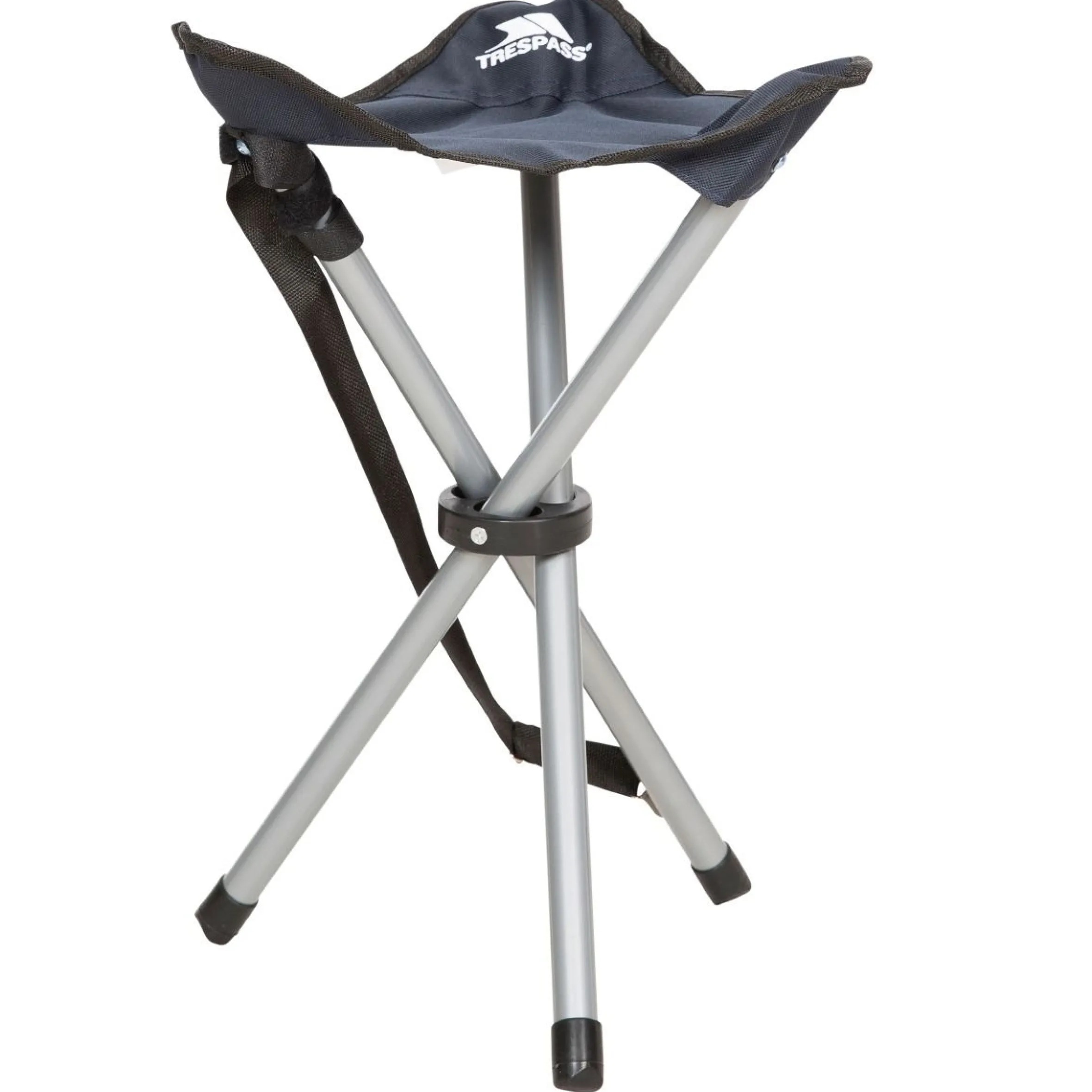 Trespass Fold Up Camping Stool with Carry Bag Tripod