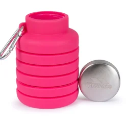 Trespass Folded Silicone Bottle With Caribiner Vavo