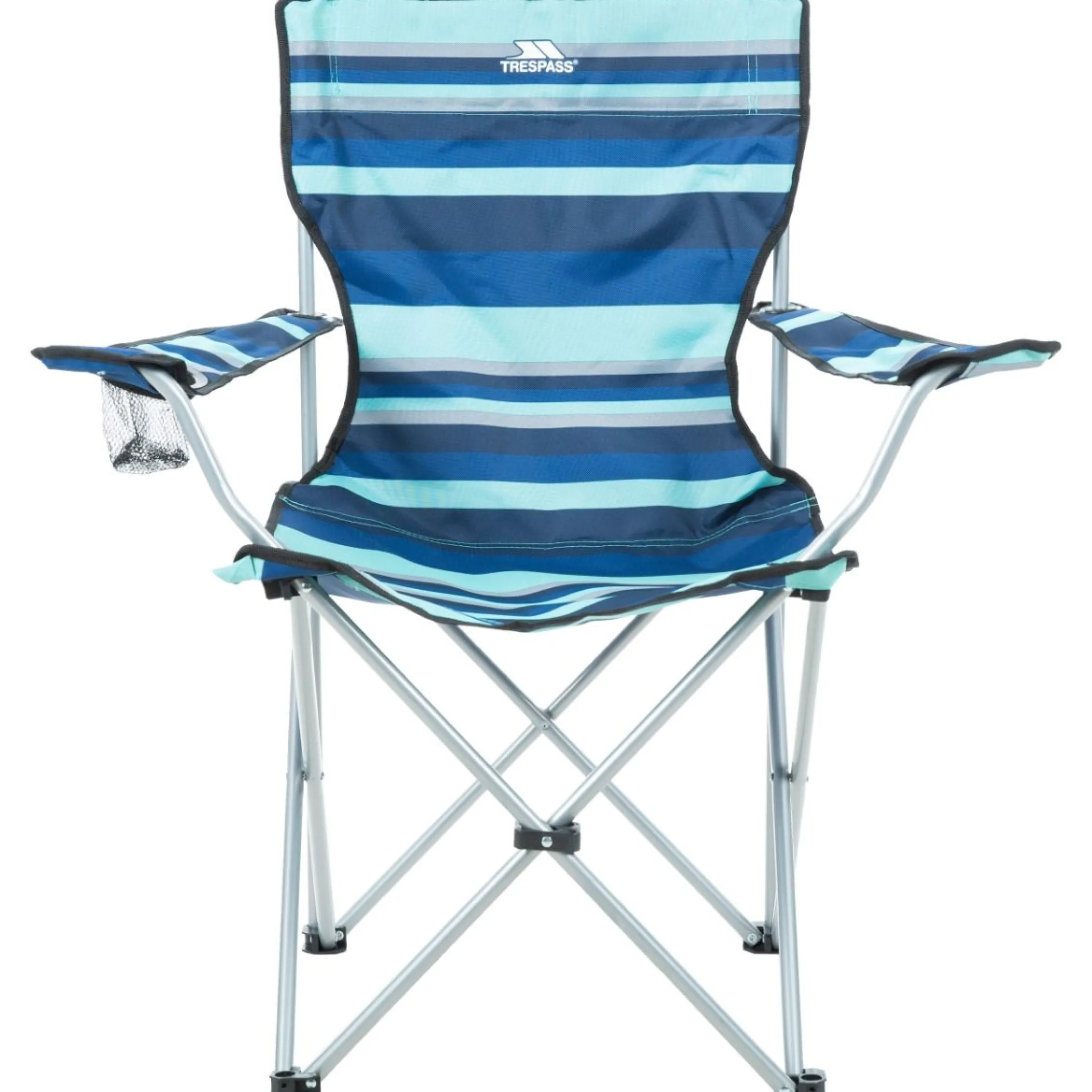 Trespass Folding Camping Chair with Drinks Holder Branson