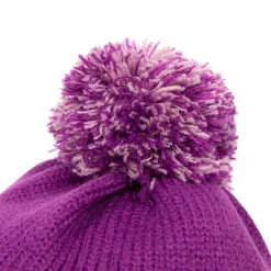Trespass Kids Bobble Hat Knitted Fleece Lined Nefti