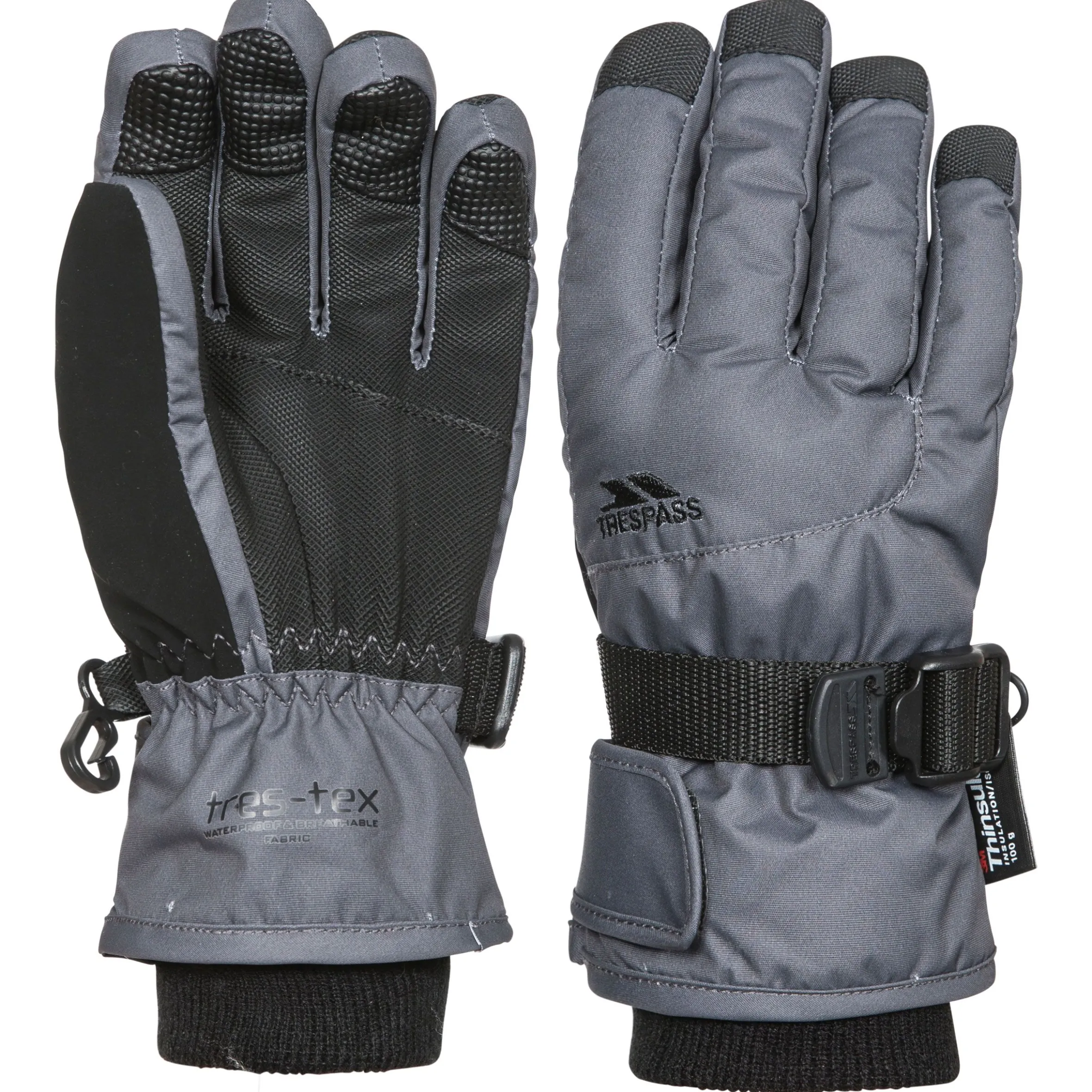 Trespass Kids' Ski Gloves Ergon II