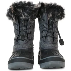 Trespass Kids Snow Boots Waterproof Fleece Lined Aine