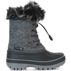 Trespass Kids Snow Boots Waterproof Fleece Lined Aine