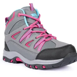 Trespass Kids Walking Boots Waterproof Mid Cut Gillon II