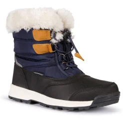 Trespass Kids Waterproof Snow Boots Faux Fur Trim Ratho