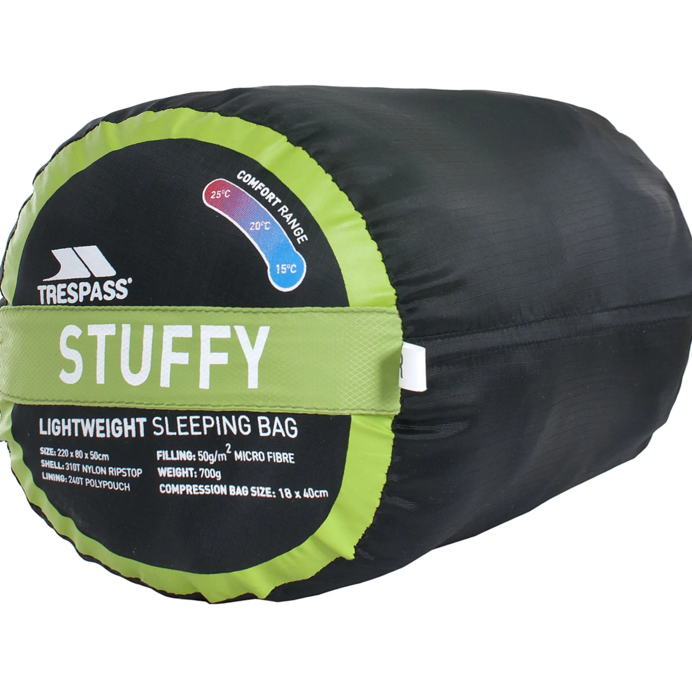 Trespass Lightweight Sleeping Bag Stuffy