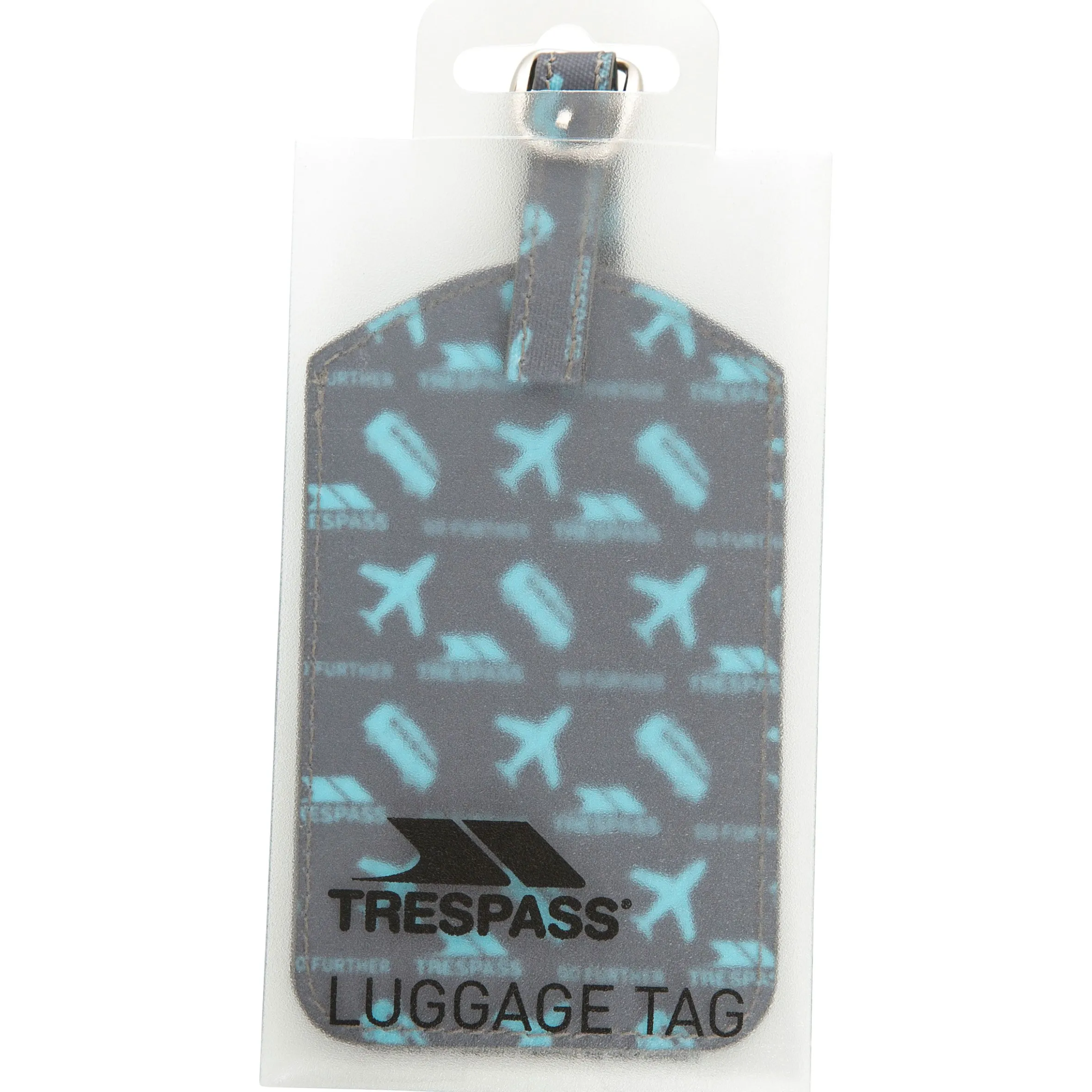 Trespass Luggage Tag with Security Flap