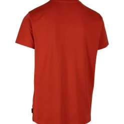 Trespass Male Casual Printed T-Shirt Ashta in SALSA