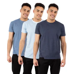 TRESPASS MALE T-SHIRT (3 PACK SET) TRIPLEX