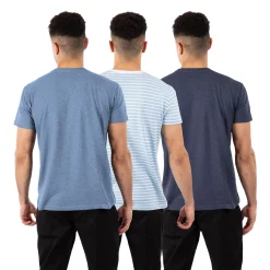TRESPASS MALE T-SHIRT (3 PACK SET) TRIPLEX