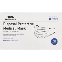 Trespass Medical Grade Disposable Face Mask
