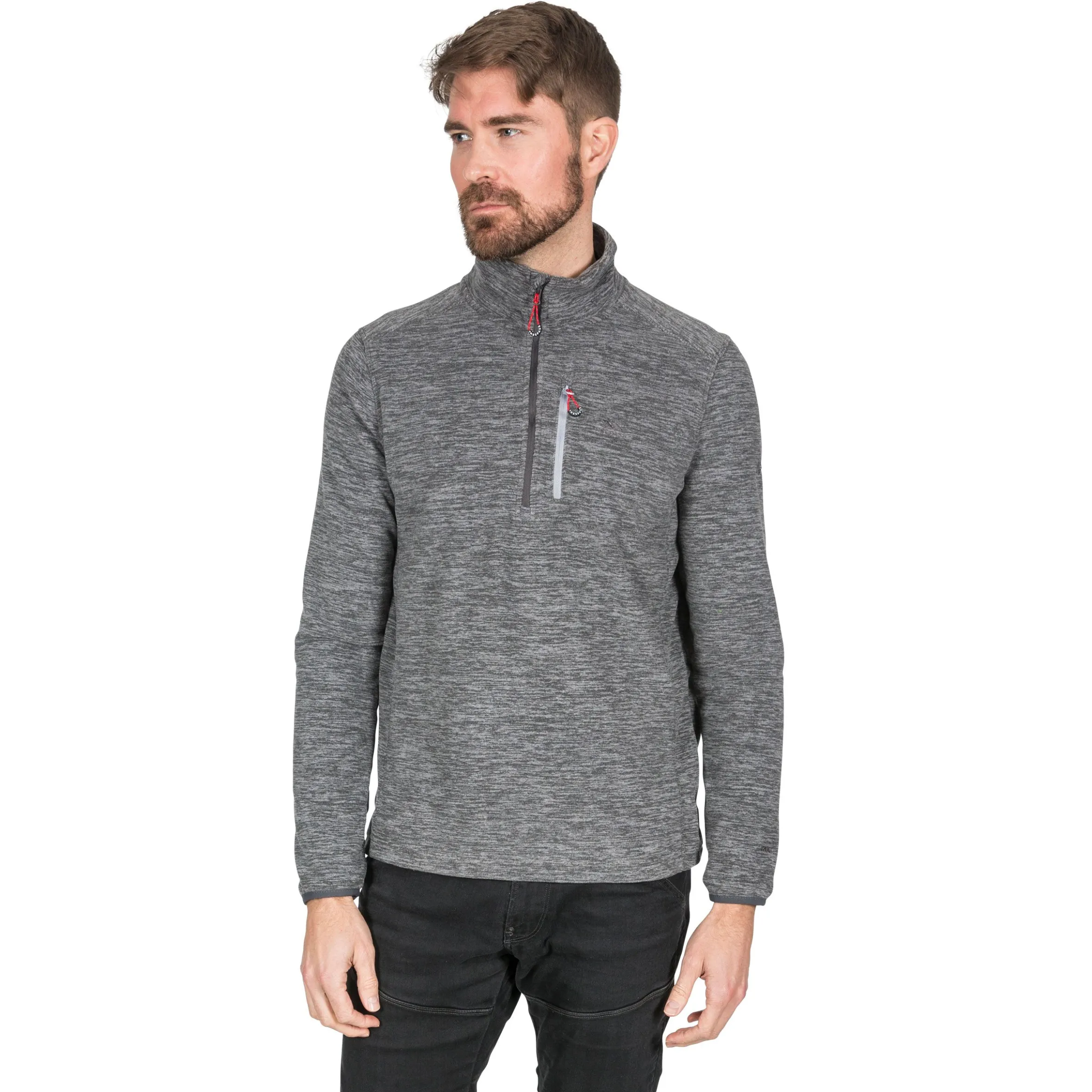 Trespass Men’s 1/2 Zip Fleece Flatlid