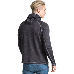 Trespass Men's 1/2 Zip Hooded Fleece Shale