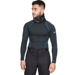 Trespass Men's DLX Quick Dry Long Sleeve Active T-Shirt Brawn