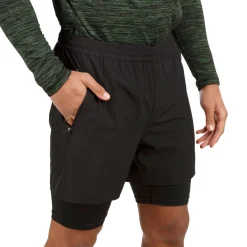 Trespass Men's Dual Layer Active Shorts Patterson