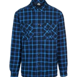 Trespass Men's Fleece Lined Checked Shirt Rapeseed