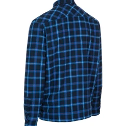 Trespass Men's Fleece Lined Checked Shirt Rapeseed