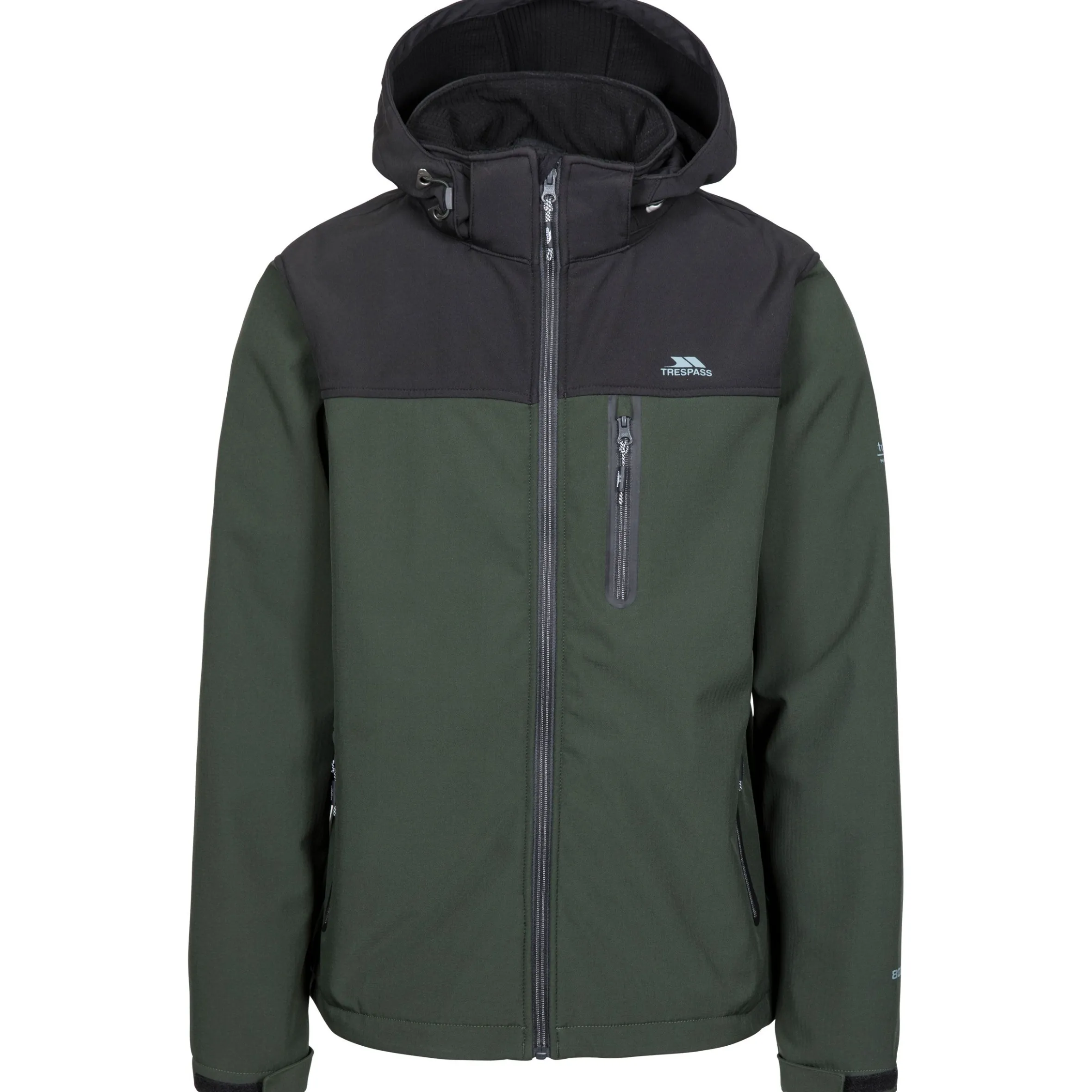 Trespass Mens Hooded Softshell Jacket Hebron II