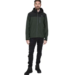 Trespass Mens Hooded Softshell Jacket Hebron II