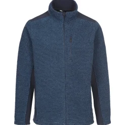Trespass Men's Knitted Striped Fleece Jacket Faratino