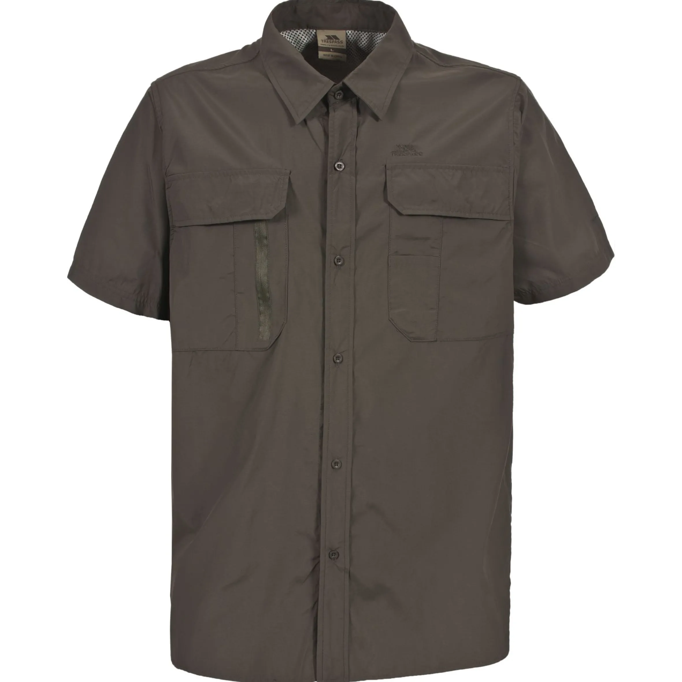 Trespass Men's Short Sleeve Mosquito Repellent Shirt Colly