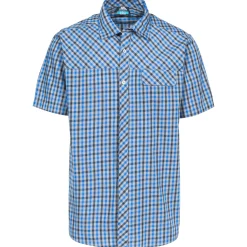 Trespass Men's Short Sleeve Checked Shirt Juba