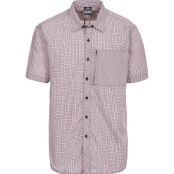 Trespass Men's Short Sleeve Checked Shirt Lansing