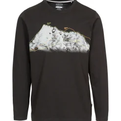 Trespass Mens T Shirt Long Sleeved Quick Dry Wrenburyton