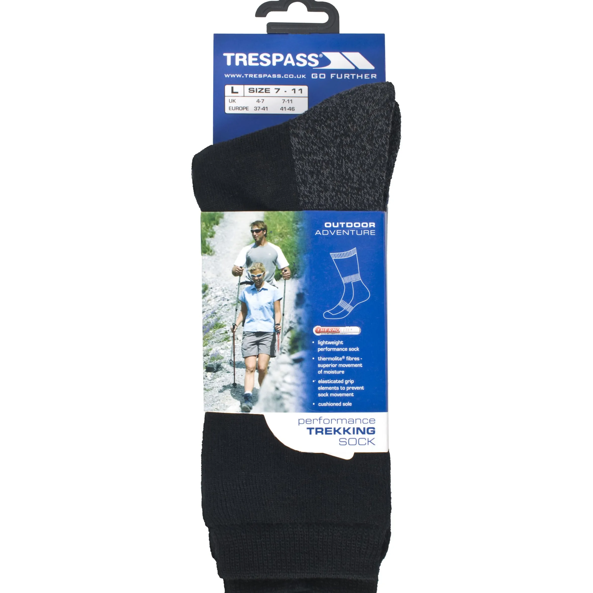 Trespass Men's Walking Socks Shak