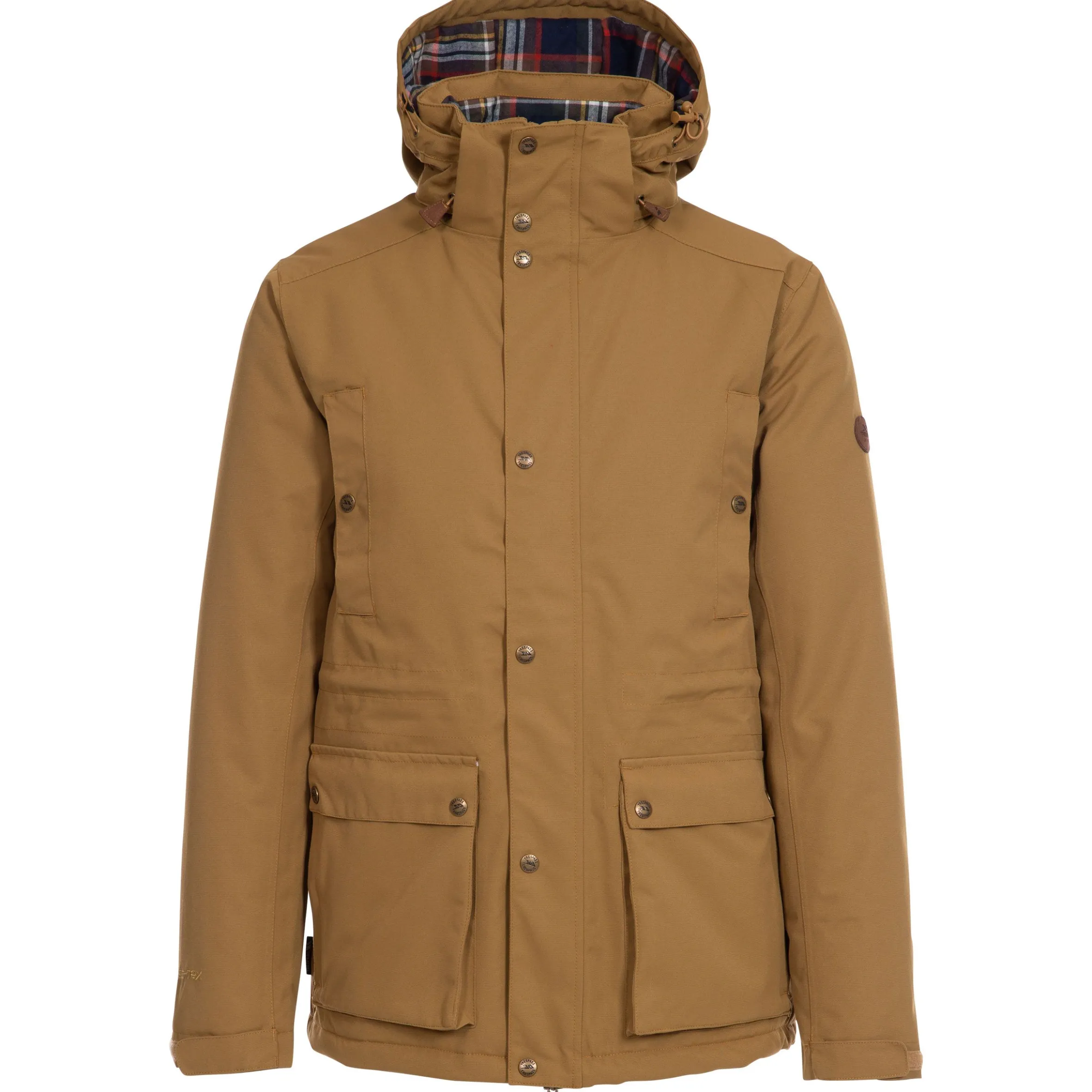 Trespass Men's Waterproof Padded Jacket Hood Puxtoncombe