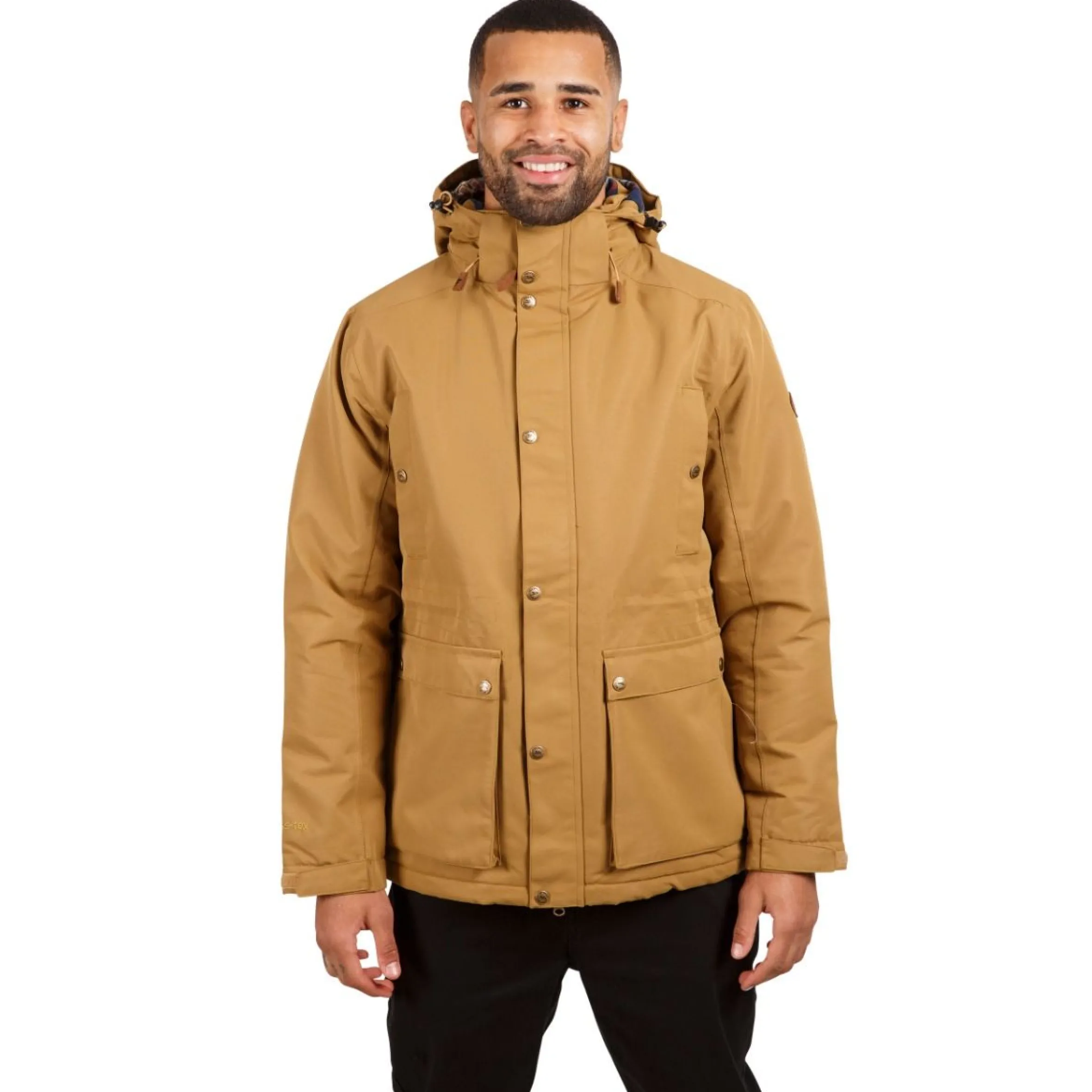Trespass Men's Waterproof Padded Jacket Hood Puxtoncombe