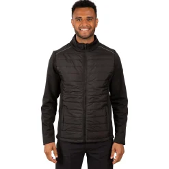 Trespass Mens Zip Top Padded Long Sleeve 2 Zip Pockets Reid