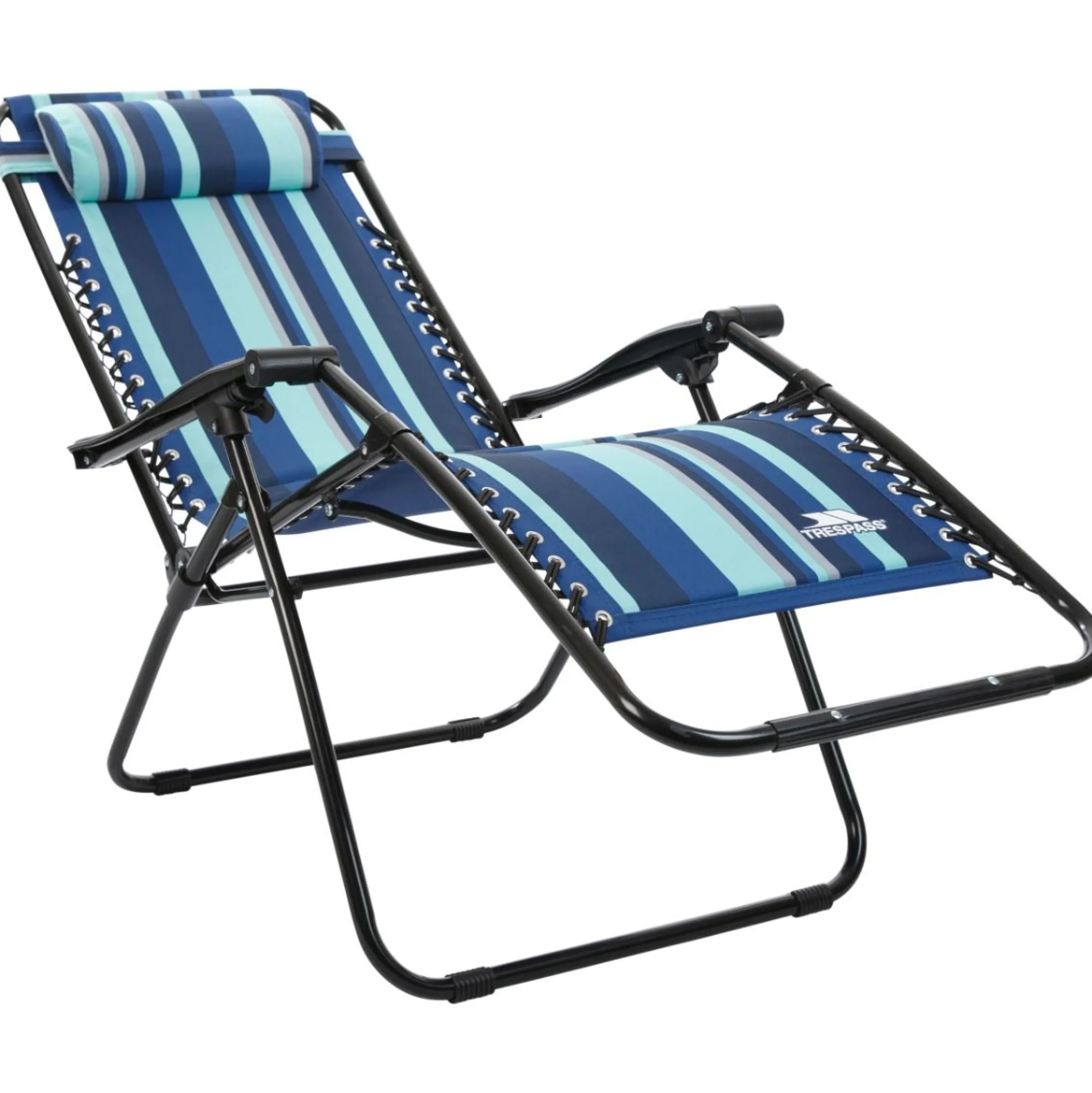 Trespass Padded Reclining Sun Lounger Chair Glentilt