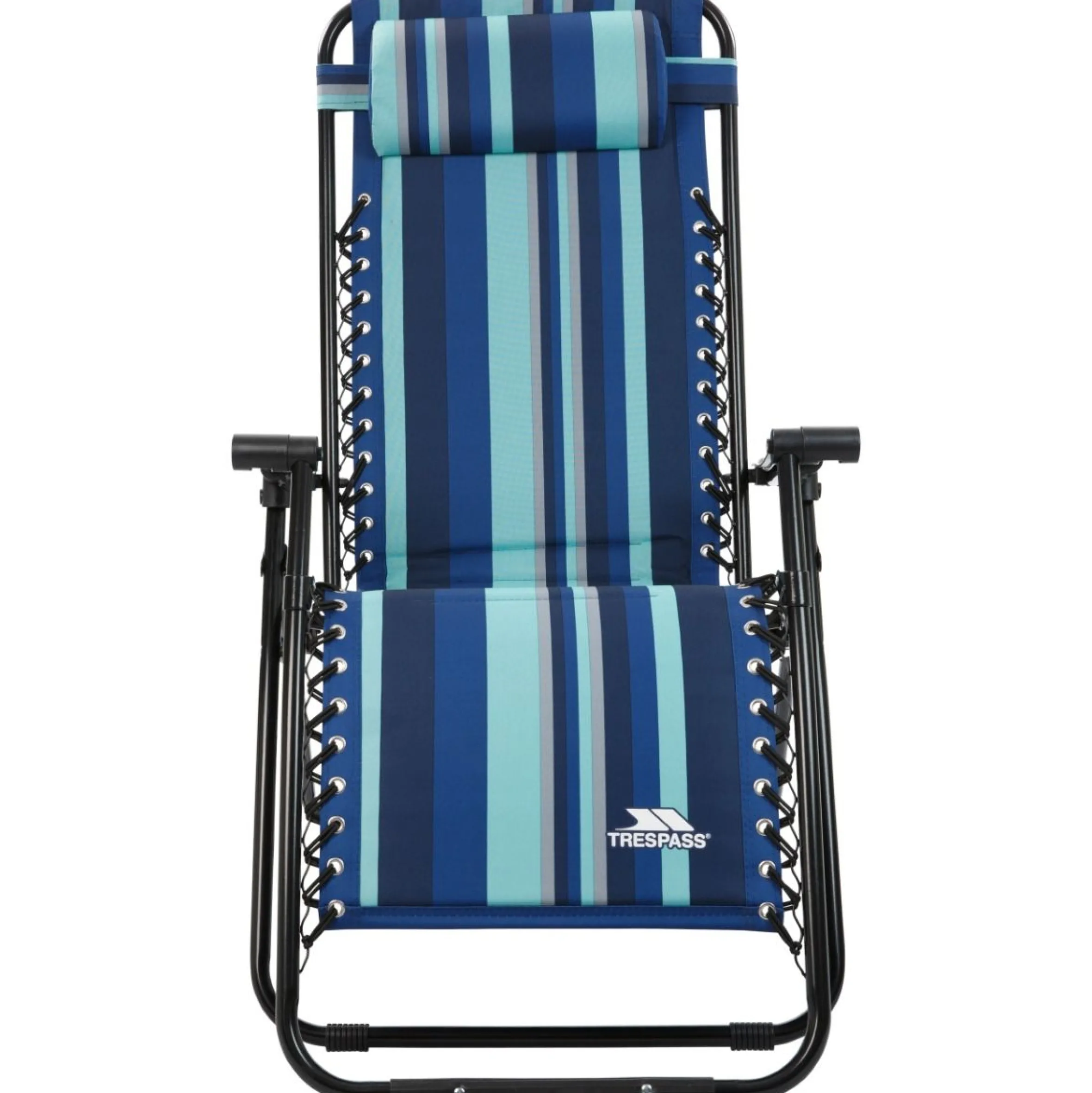 Trespass Padded Reclining Sun Lounger Chair Glentilt