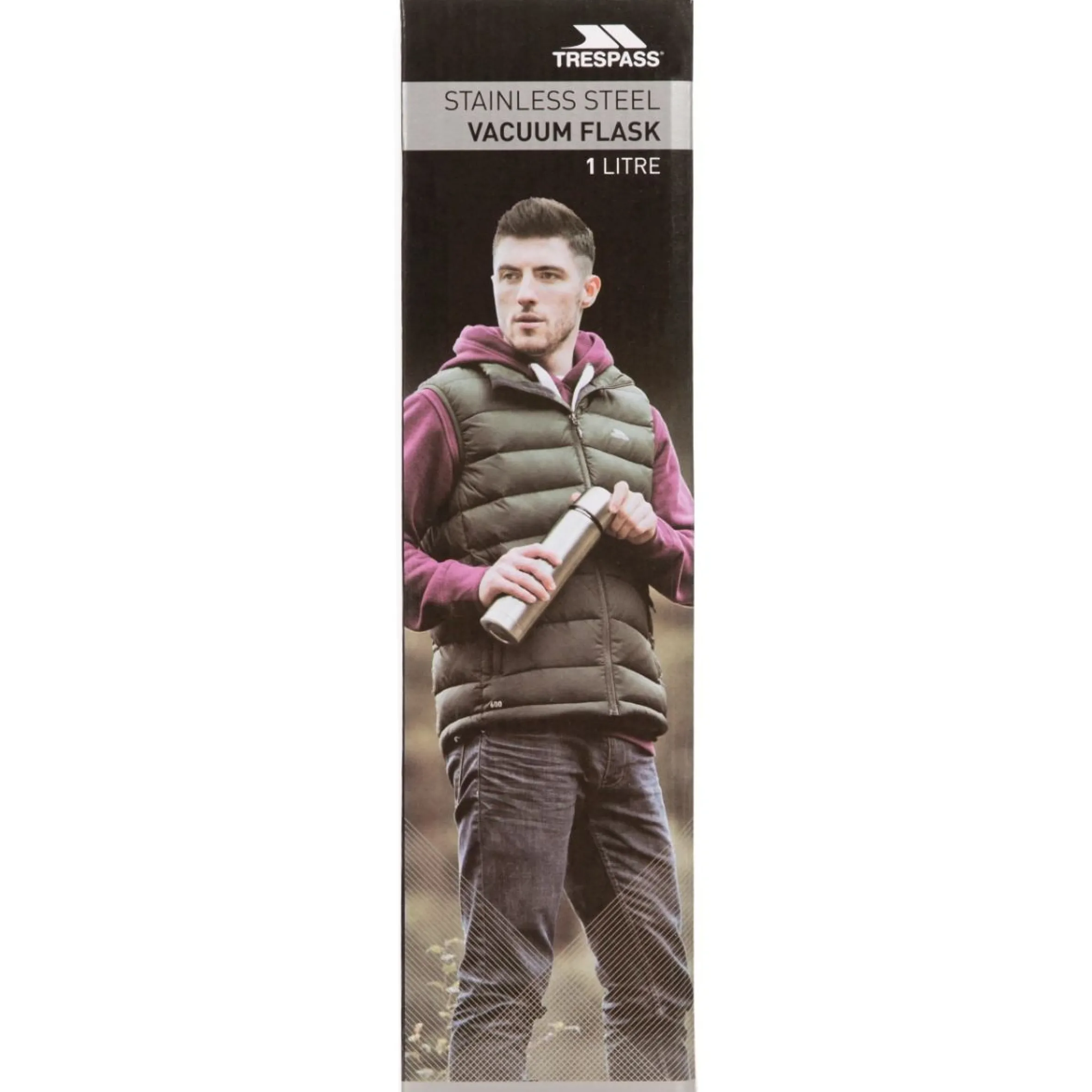 Trespass Stainless Steel Flask 1L