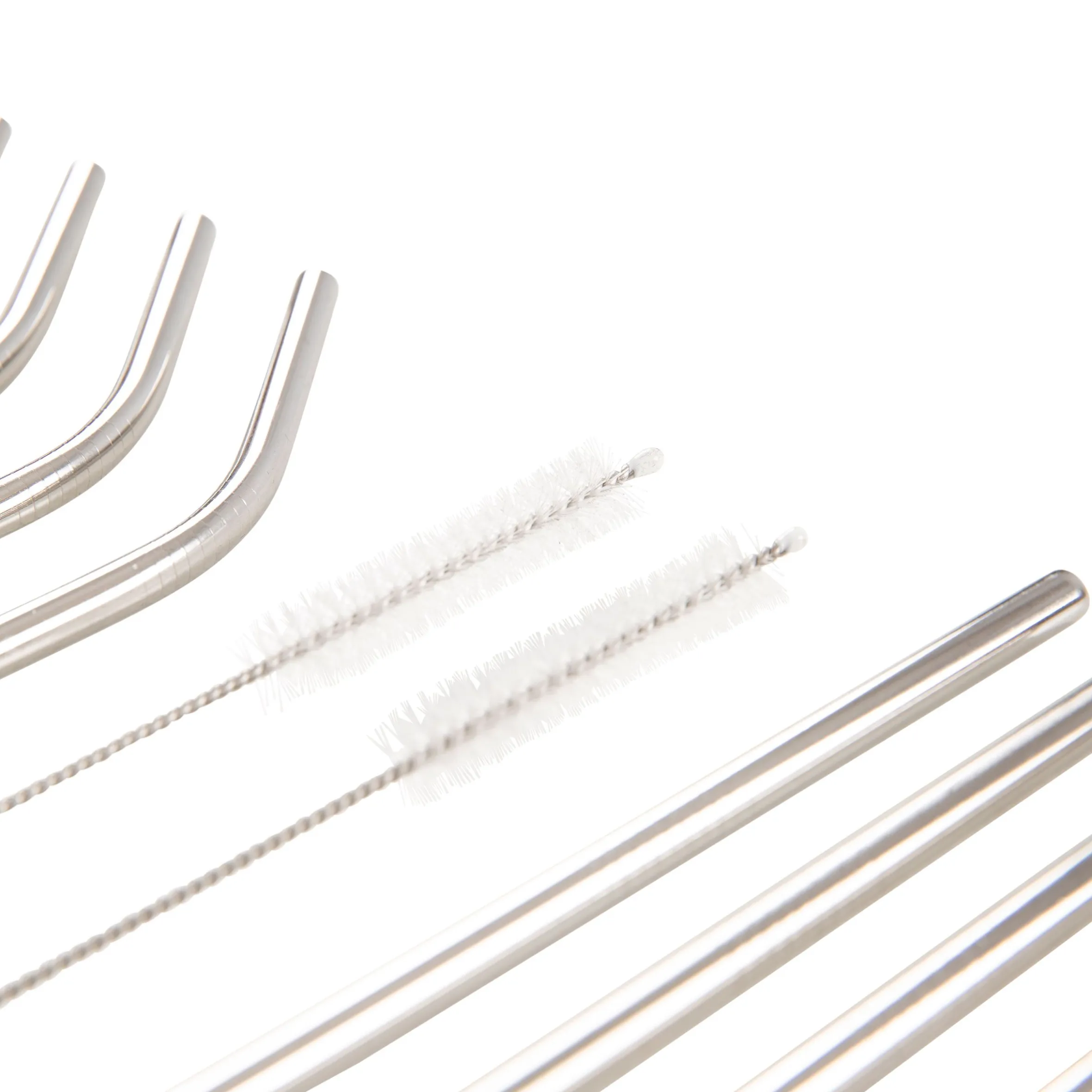 Trespass Stainless Steel Straws 8 Pack Foreverstraw