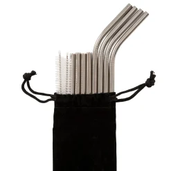 Trespass Stainless Steel Straws 8 Pack Foreverstraw
