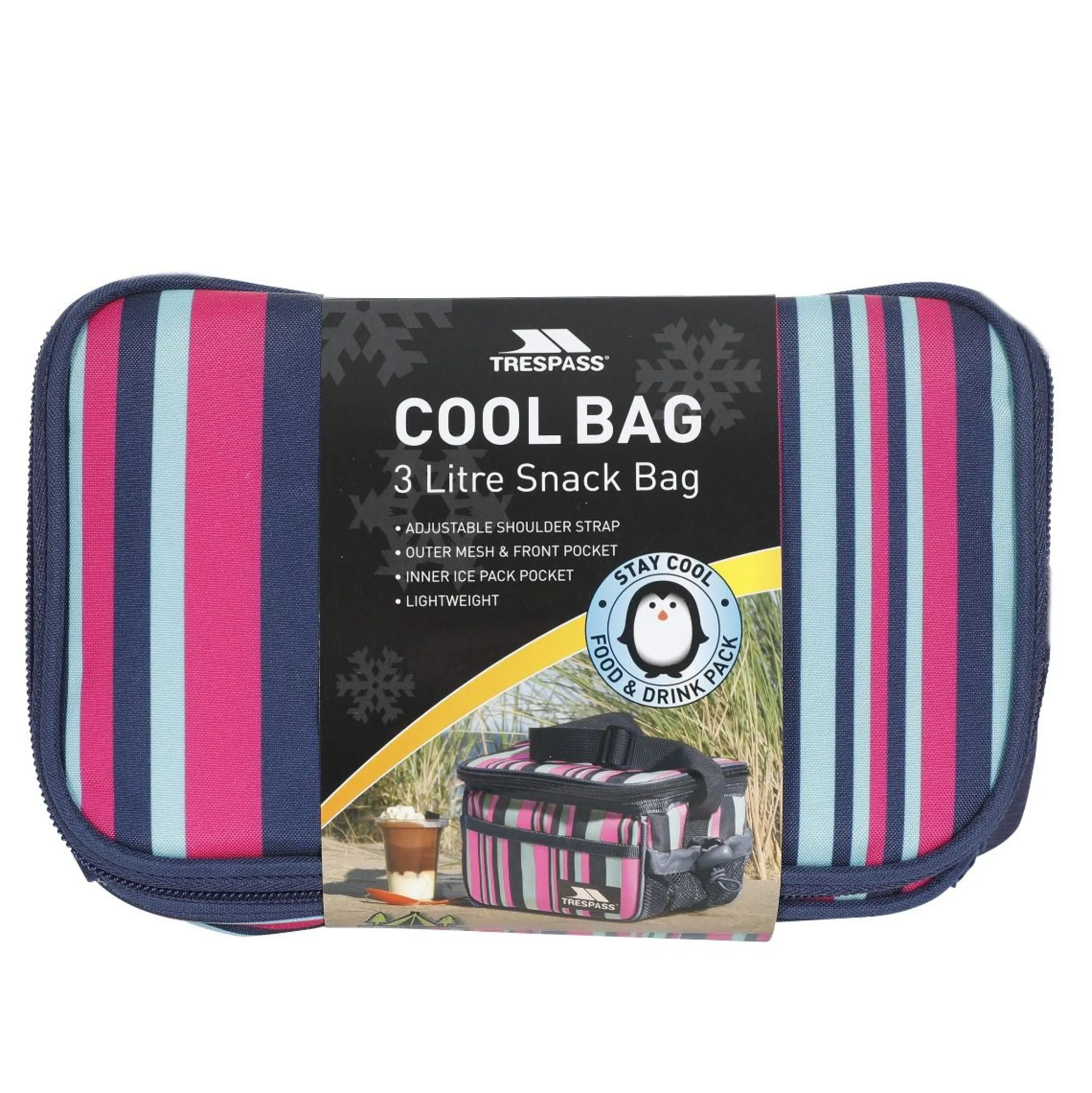 Trespass Striped 3L Cool Box