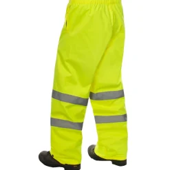 Trespass Unisex Hi Vis Waterproof Trousers Tomo